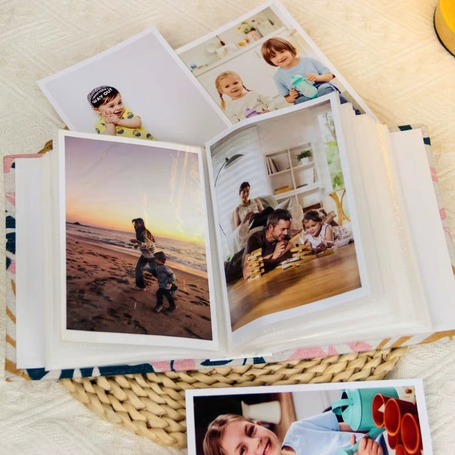 DIY Fotoalbum mit 100 Taschen und Leinenhülle für 4 x 6 Fotos - Bild 3