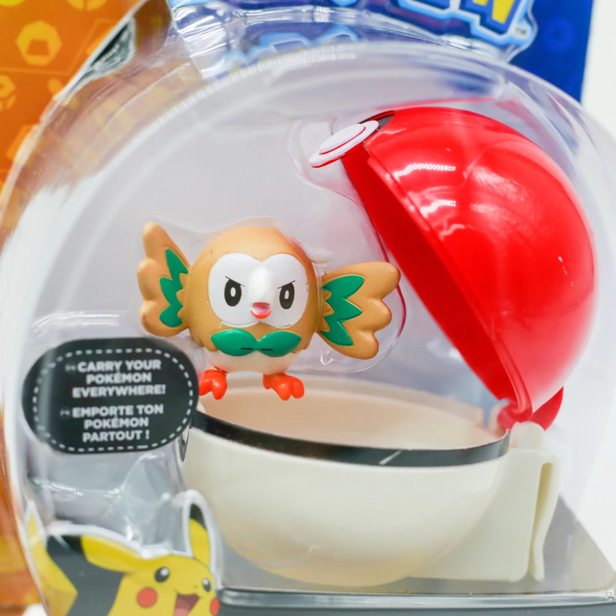 Hasbro Pokémon Litten Raichu Rowlet Actionfiguren, Poké Ball Modell, ab 4 Jahren - Bild 2