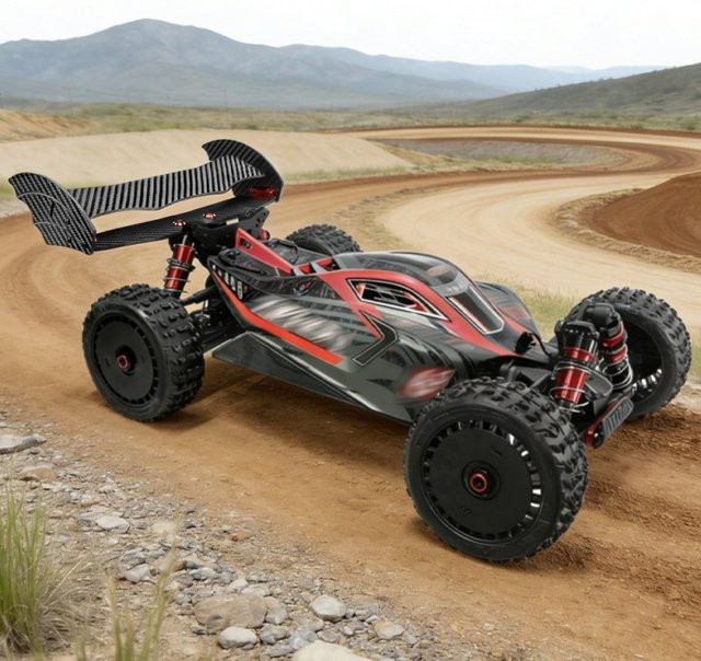 GSF Heckflügel-Spoiler für ARRMA 1/8 TYPHON, Kohlefaser, Zubehör - Bild 1