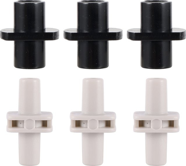 Gerader Anschluss für 4/7 mm Mikrospray-PE-Rohre mit Anti-Tropf-Funktion für Tropfbewässerung und Nebeldüsen in Schwarz und Weiß - Bild 1