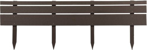 FLORAWORLD Beeteinfassung Mali aus WPC in Dunkelbraun, Breite: 118 cm, Tiefe: 40 cm - Bild 1
