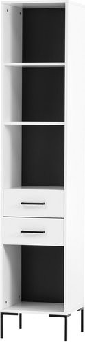 Schildmeyer Hochschrank Serie 2000 in Weiss, B/H: 40,2 x 194,2 cm - Bild 1