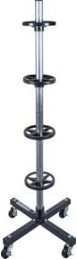 BGS Felgenbaum 70979 fahrbar für 4 Felgen bis 225 mm Breite in Schwarz-Silber - Bild 1