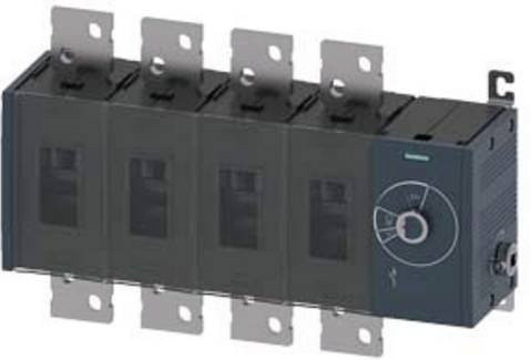 Siemens Lasttrennschalter 4polig 1600A 8 Schließer 8 Öffner 690 V/AC grau 690 V/AC 3KD54440RE400 - Bild 1