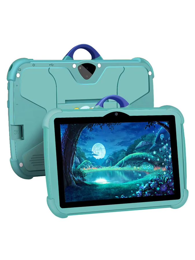 BDF Kinder-Tablet 7 Zoll Global Version mit Android 13, 5G, WiFi, 4GB RAM, 64GB ROM und Dual-Kameras in Pink oder Türkis - Bild 3
