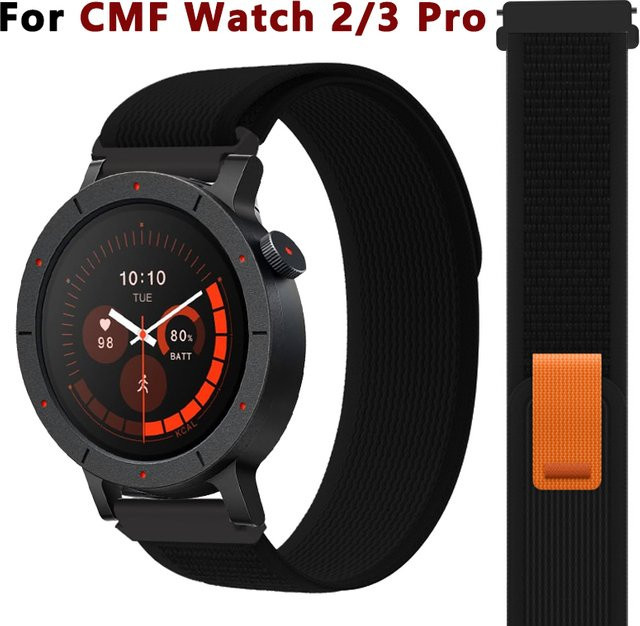 CMF BY NOTHING Uhrenarmband Nylon, 22 mm, Schwarz, Unisex - Bild 1