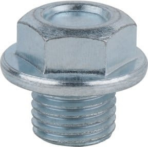 KS Tools Ölablassschraube in Silber, Außensechskant 17 mm, M14 x 1,5 x 11 mm, 25er-Pack - Bild 1