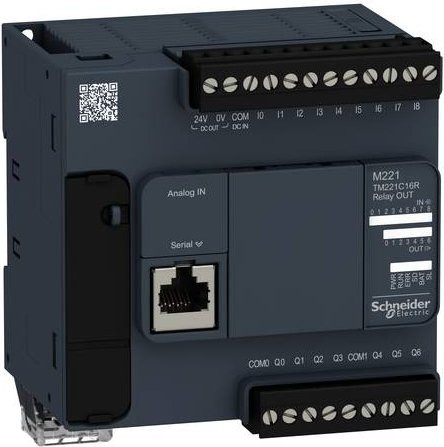 Schneider Electric TM221C16R Erweiterungsmodul in Grau - Bild 1