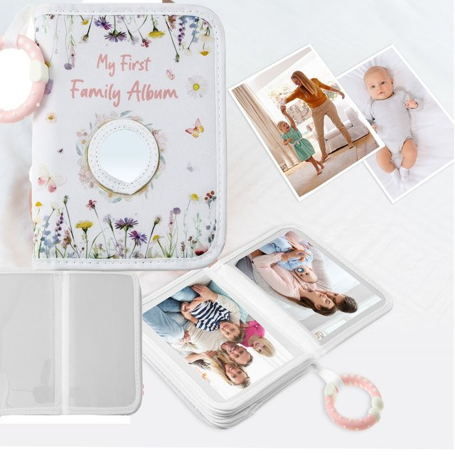 DIY Baby-Fotoalbum Giraffe für das erste Jahr in Mehrfarbig - Bild 1