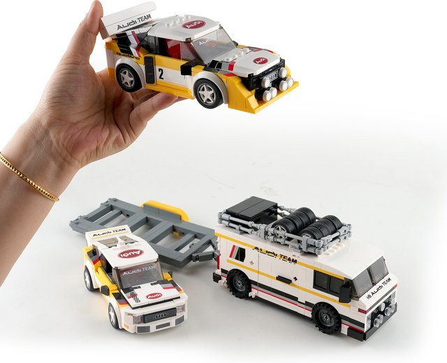 Stemedu Audi NO.WRC Rennwagen, Baustein Sets, 1:32 - Bild 1