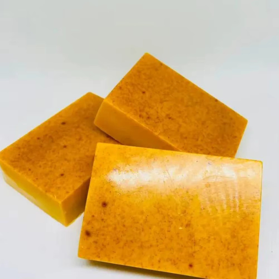 Kurkuma-Handseife mit Kojisäure, Gesicht und Körper, 100g - Bild 3