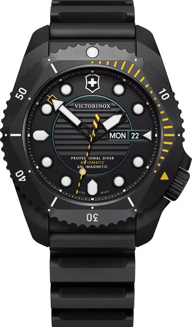 Victorinox Herrenuhr Dive Pro, Automatik, Titan, 43 mm, Schwarz, 30 ATM - Bild 1