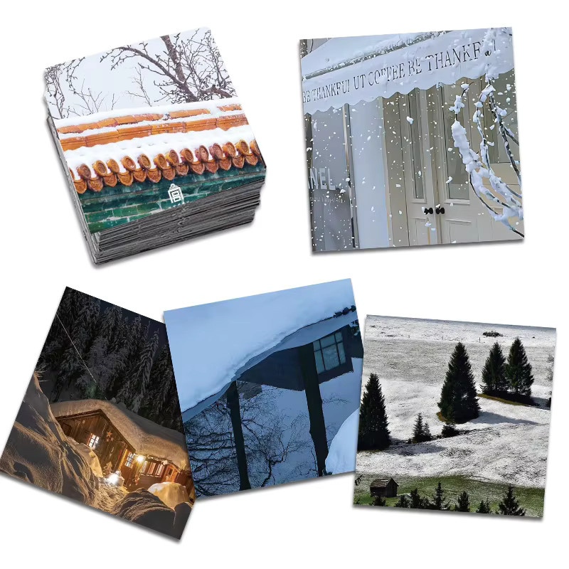 60 Stück Winter-Süßmilchkappen-Aufkleber in Multicolor für Notebooks, Handyhüllen und Thermoskannen von RecordingYourLife Store - Bild 2