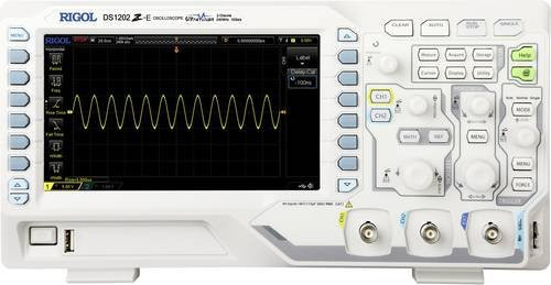 Rigol DS1202Z-E Digital-Oszilloskop 200MHz 2-Kanal 1 GSa/s 24 Mpts 8 Bit in Weiß - Bild 1