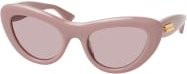 Bottega Veneta BV 1282S Sonnenbrille, Cat Eye, pink, Vollrand, Damen - Bild 1