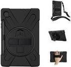 eSTUFF Hintere Abdeckung für Samsung Galaxy Tab S6 Lite in Schwarz aus Silikon und Polycarbonat - Bild 1