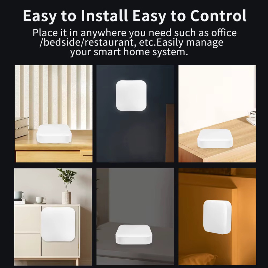 LINCUKOO Intelligenter Mini-Schalter ZigBee Szenenschalter für Hausautomation in Weiß, unterstützt Tuya und Home Assistant - Bild 3