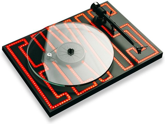 Pro-Ject Elvis Plattenspieler in Schwarz mit Sumiko Rainier MM-Tonabnehmer - Bild 1