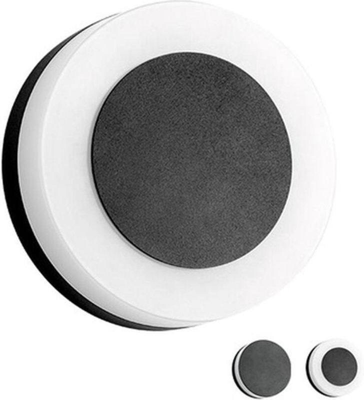 Brumberg LED-Wandleuchte Up-Down Schwarz IP54 9W Warmweiß - Bild 2