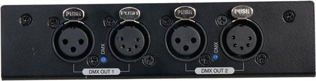 EUROLITE DMX Split 2 Splitter 3/5-Pol in Schwarz - Bild 1