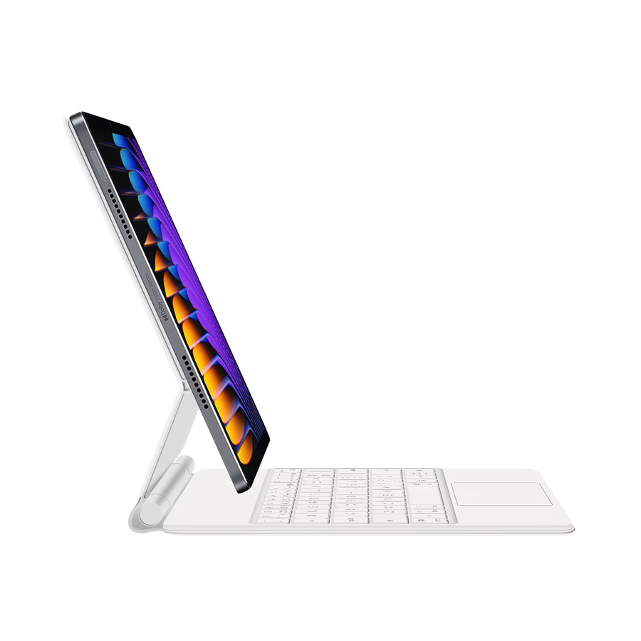 Smarte magnetische Magic Keyboard Hülle für Xiaomi Pad 5 6 7 8 Pro und POCO Pad X1, Farbe: Weiß - Bild 2