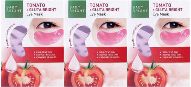 BABY BRIGHT Tomato & Gluta Bright Augenmaske, 2,5 g, Unisex - Bild 1