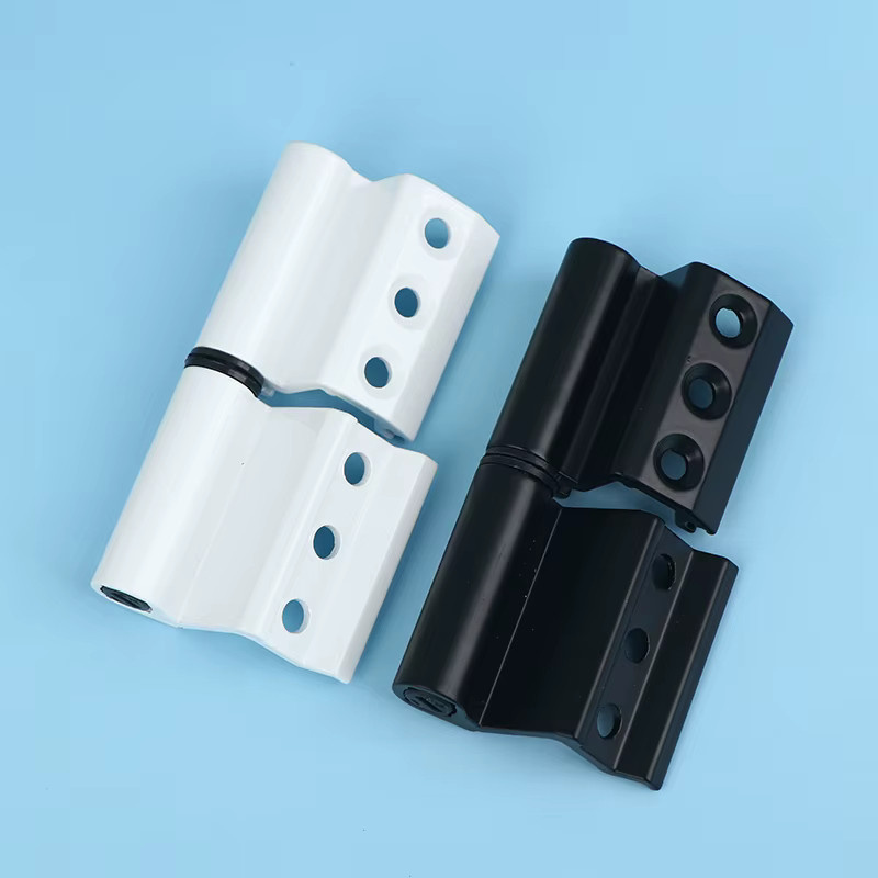 JETTING Klappgelenk mit gebrochener Brücke aus Aluminiumlegierung für Türen und Fenster, 1/2 Sets, Schwarz und Mehrfarbig - Bild 2