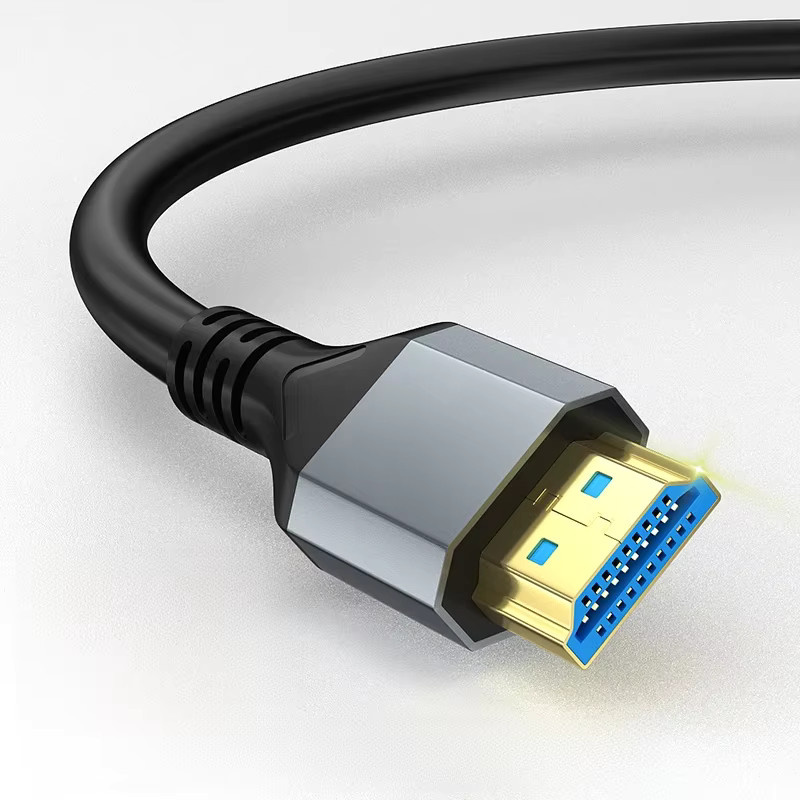 FDBRO HDMI 2.1 Kabel in Schwarz mit 8K@60Hz, 4K@120Hz und 48Gbps Ultra High Speed für PS5, PC und TV - Bild 1