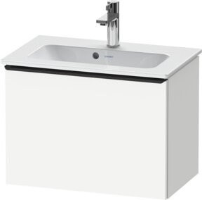 Duravit Waschtischunterschrank D-Neo Compact, schwarz/weiß, wandhängend, B: 61 cm, T: 37,2 cm - Bild 1