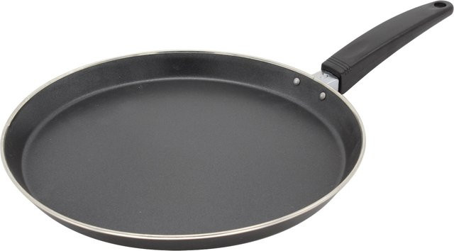 Karl Krüger Crepes-Pfanne emailliert, Schwarz, Durchmesser: 28 cm - Bild 1