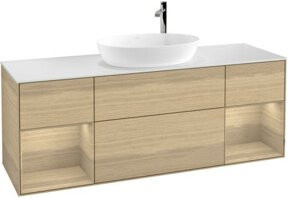 V&B Waschtischunterschrank Finion in Oak, Breite: 160 cm, Tiefe: 50,1 cm, Höhe: 50,1 cm - Bild 1
