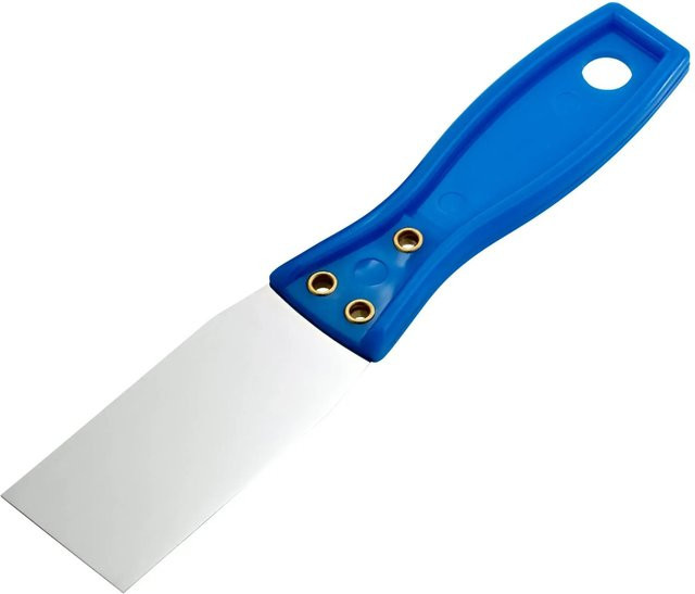 LUX-TOOLS Universalspachtel aus rostfreiem Stahl in Blau, Breite: 35 mm - Bild 1