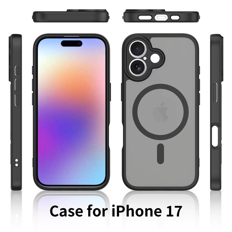 NYFundas Kameraobjektivschutz mit MagSafe für iPhone 17 Pro Max, Air, 16 Plus, 15, 14, 13 in Schwarz - Bild 2