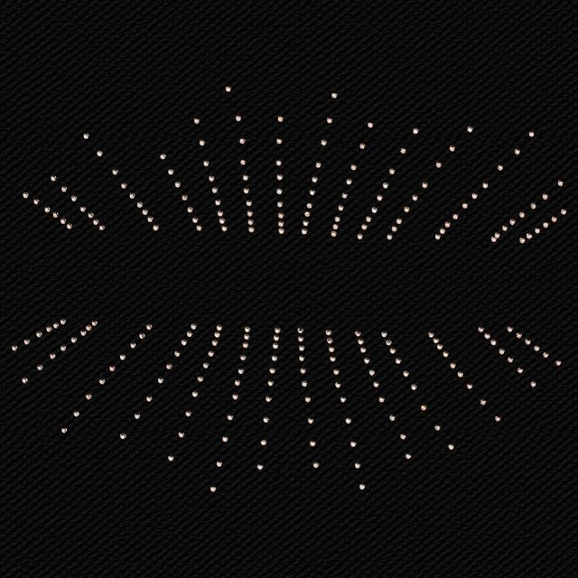 12 Blatt glitzernde Strass-Hotfix-Aufkleber in Gold, flache runde Transfers zum Aufbügeln - Bild 1