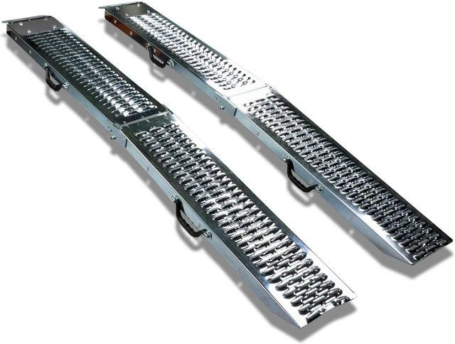 Fuxtec Auffahrrampe FX-AR500 aus Stahl in Silber - Bild 1