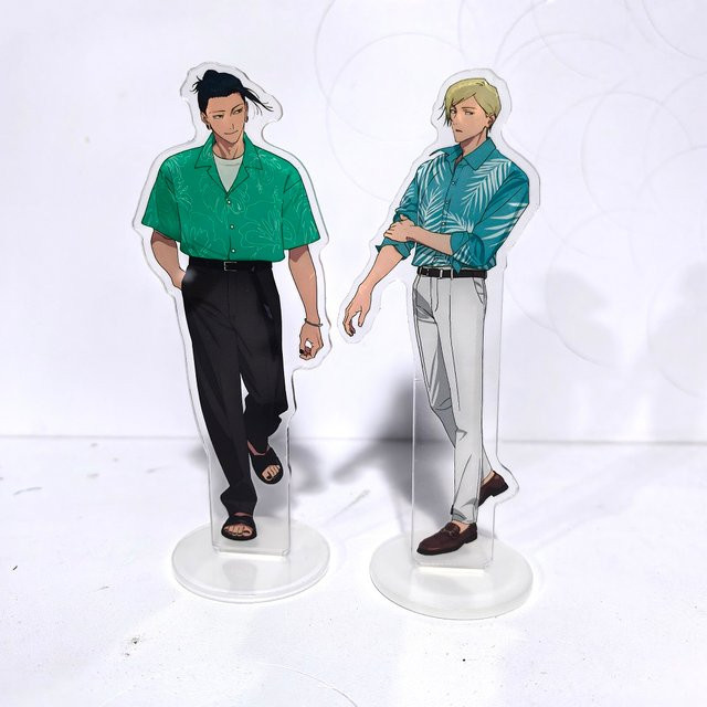 Bandai Jujutsu Kaisen Anime Acrylfiguren Satoru Gojo und Megumi Fushiguro Stand Modell, Höhe: 15 cm - Bild 1