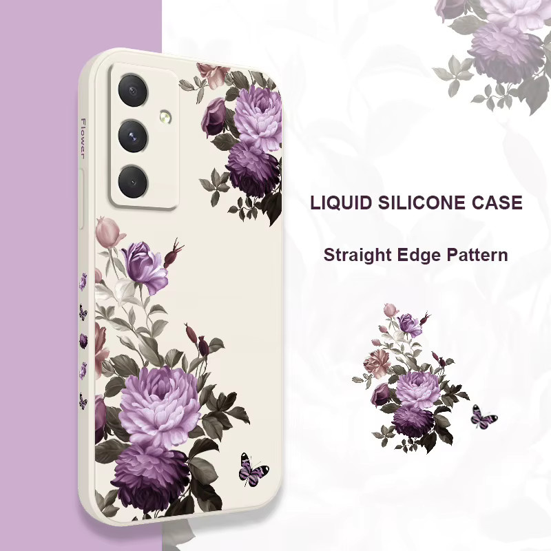 Handyhülle mit Pfingstrose Blüten für Samsung Galaxy A-Serie (A17 A56 A55 A35 A25 A15 A16 A06 A05 A05S A54 A34 A24 A14 A04 A04S A04E) 4G 5G in Grün - Bild 4