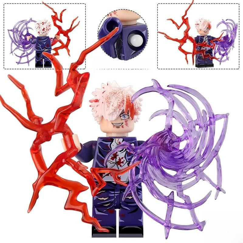 NovaGlade Jujutsu Kaisen Gojo Satoru Baustein Spielzeugset mit ABS-Kunststoff - Bild 6