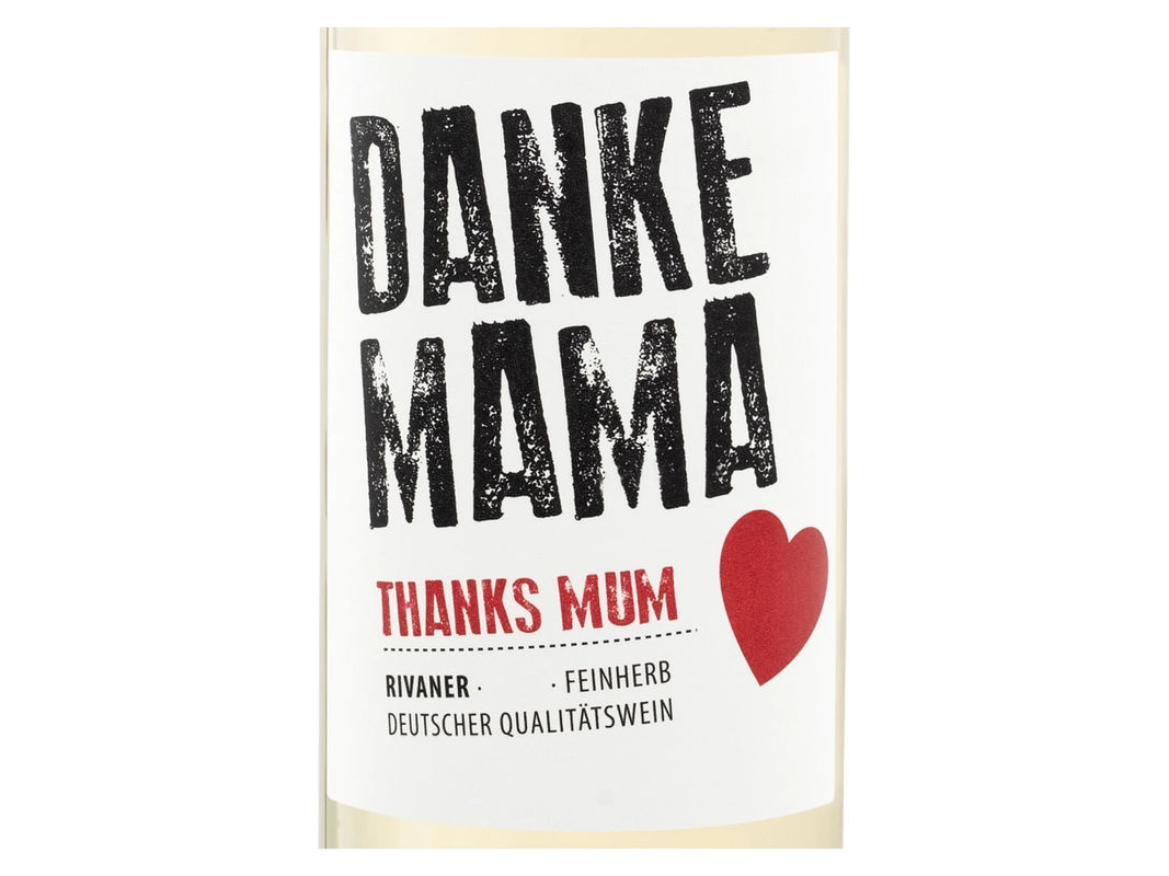 Danke Mama Rivaner Nahe QbA feinherb Weißwein 2023 0,75 l - Bild 2