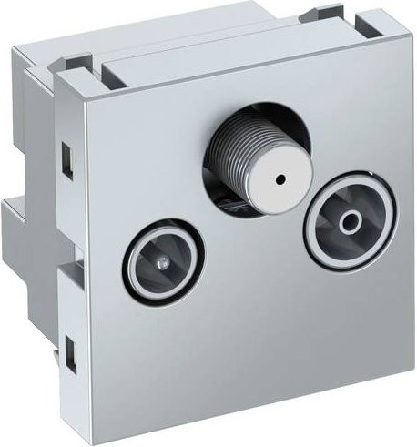 OBO Bettermann ANT-3SD AL1 Antennendose Stichleitungsdose in Silber - Bild 1