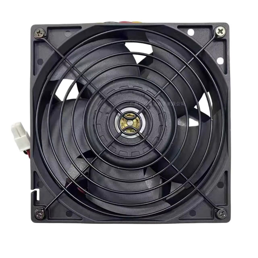 MARTECH Hochgeschwindigkeits-Industriekühlventilator DF1403812B2FN für Avalon Server, Schwarz, B/T/H: 14 x 14 x 3,8 cm, 12V 5A - Bild 2