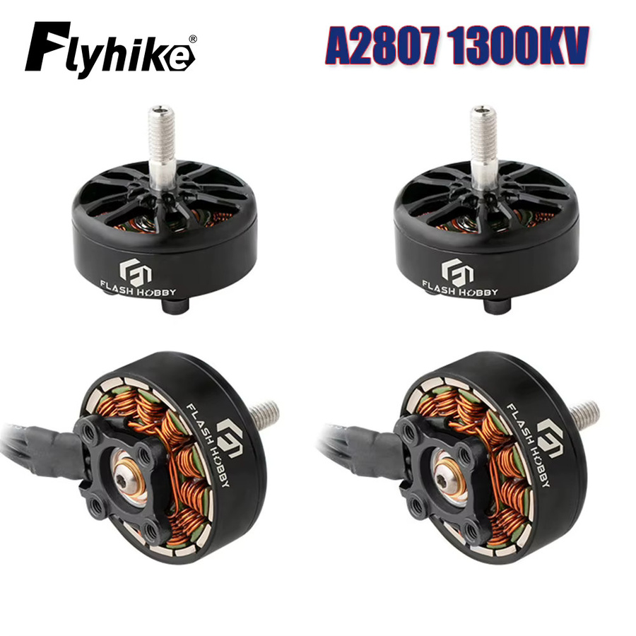 FLASHHOBBY A2807 2807 1300KV 6S Bürstenloser Motor, 4-teiliges Set, black - Bild 2