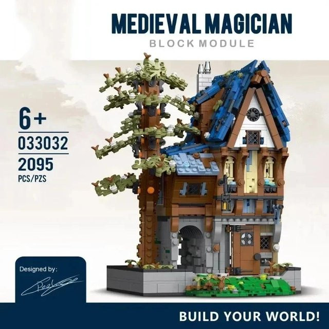 LEGO Fantasy Mittelalterliche Schmiede Gebäude, Bausteine Set, ab 6 Jahren - Bild 1