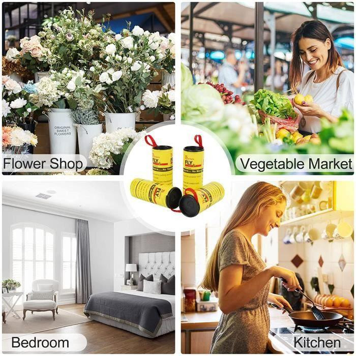 32 Stück LG-EXPRO Fliegenpapier-Rollen aus PVC als effektiver Mückenfänger für den Garten - Bild 1