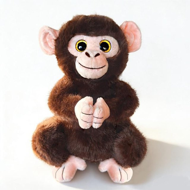 Yiran toy Betender Buddha Affe, Plüschtier, 27cm, ab 14 Jahren - Bild 1