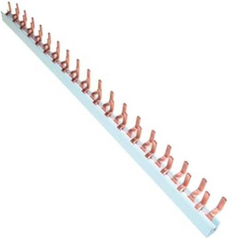 ABB BB-SU 2/112/10 Phasenschiene 2-phasig, 10mm², 110 PINs, Silber - Bild 1