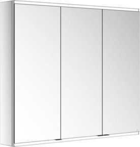 Keuco Spiegelschrank Royal Modular 2.0 in Weiß und Silber, B/T/H: 110 x 90 x 16 cm - Bild 1