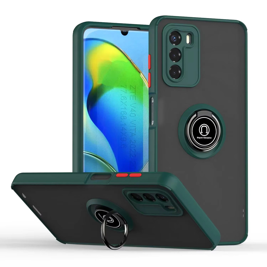 Magnetische MagSafe Ring Schutzhülle für Motorola Moto G-Serie in Blau und Schwarz - Bild 5