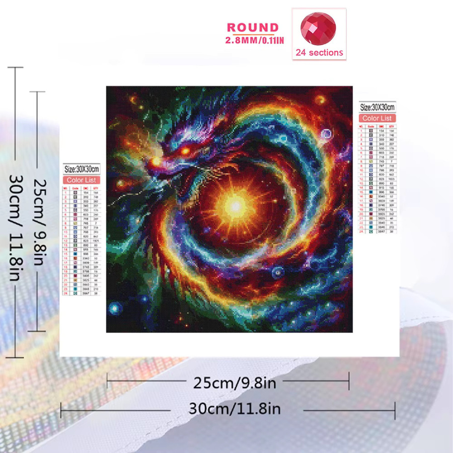 EverShine DIY Diamond Painting Set Drache im Sonnenuntergang, 5D Mosaik Bild in Multicolour - Bild 2