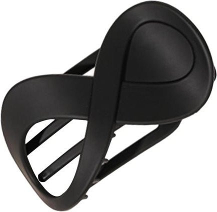 Haarspange Damen, matte schwarze Haarklammer, rutschfester Griff - Bild 1